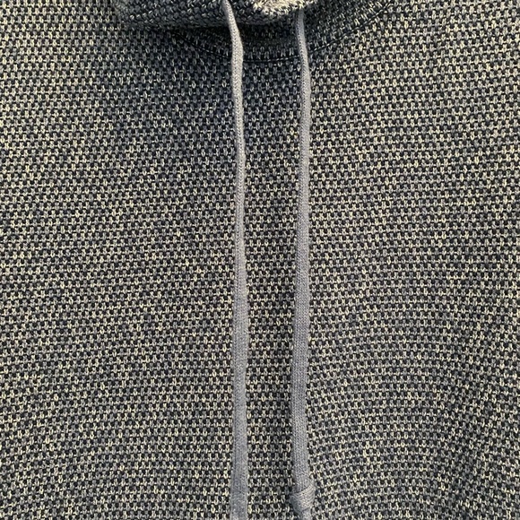 Pure Jill - Cowl neck -  blue shirt with kangaroo pocket and 3/4 sleeves - M - Picture 5 of 9